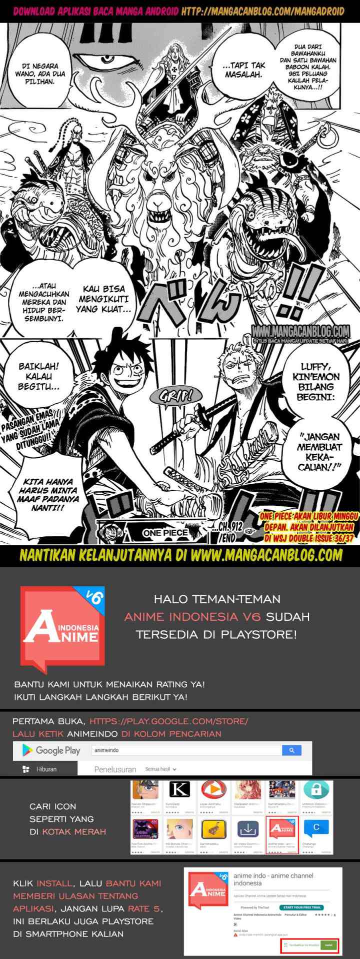 One Piece chapter 912 halaman 11