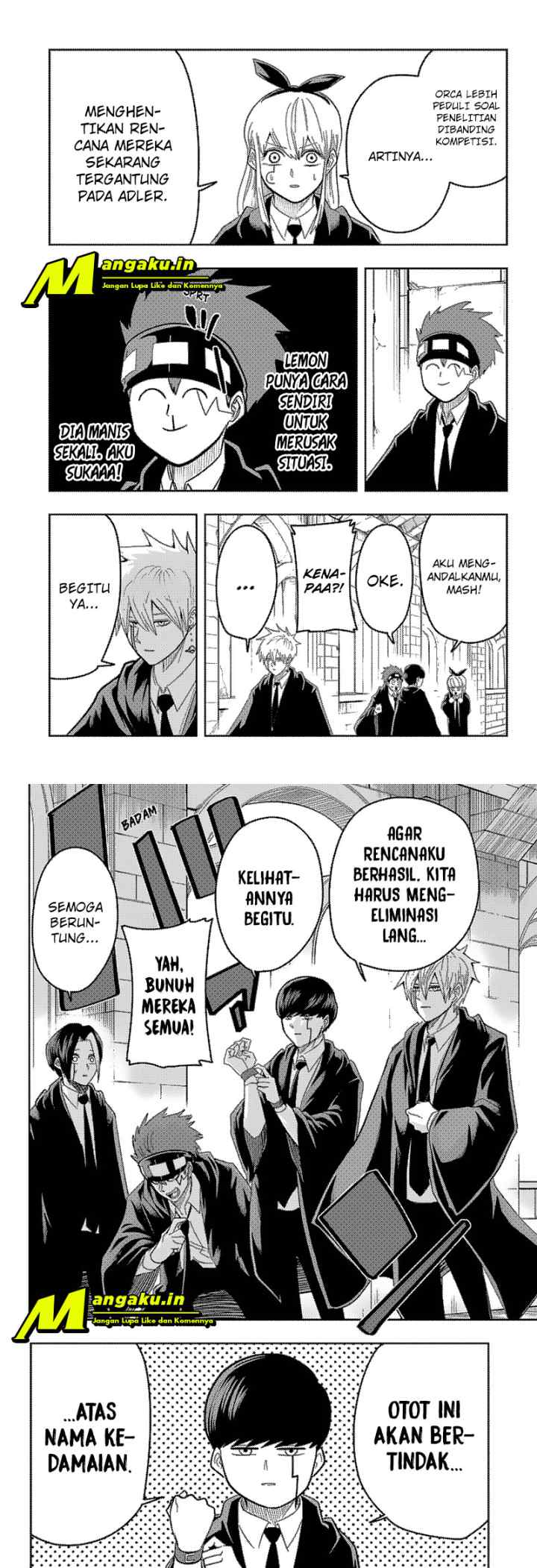 Mashle: Magic and Muscles chapter 18 halaman 8