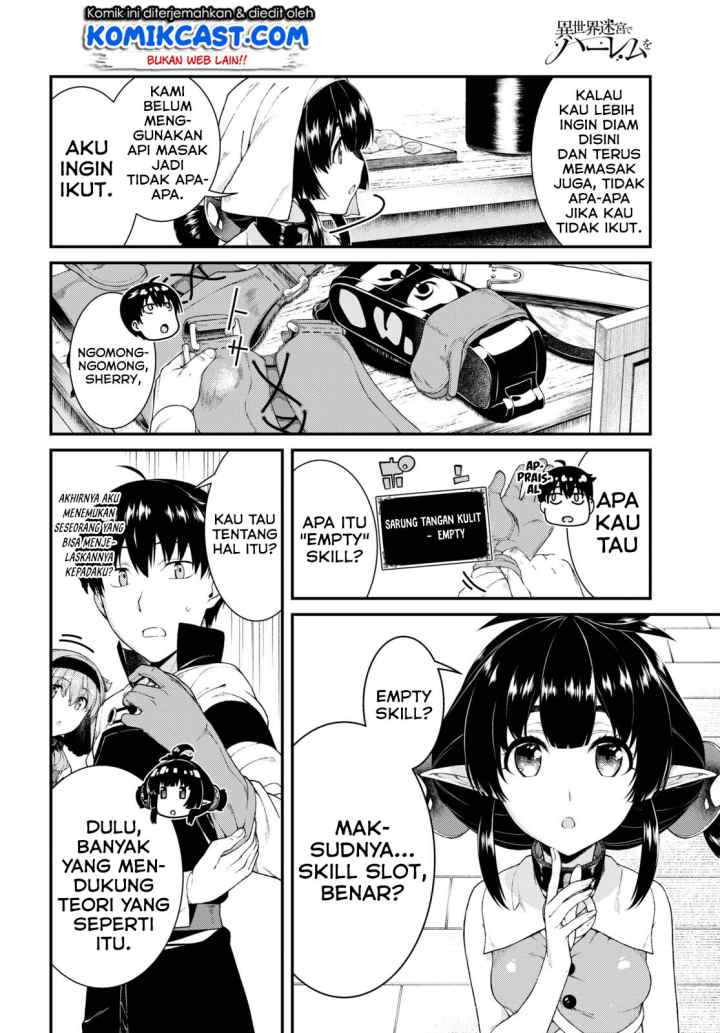 Isekai Meikyuu de Harem wo chapter 40 halaman 6