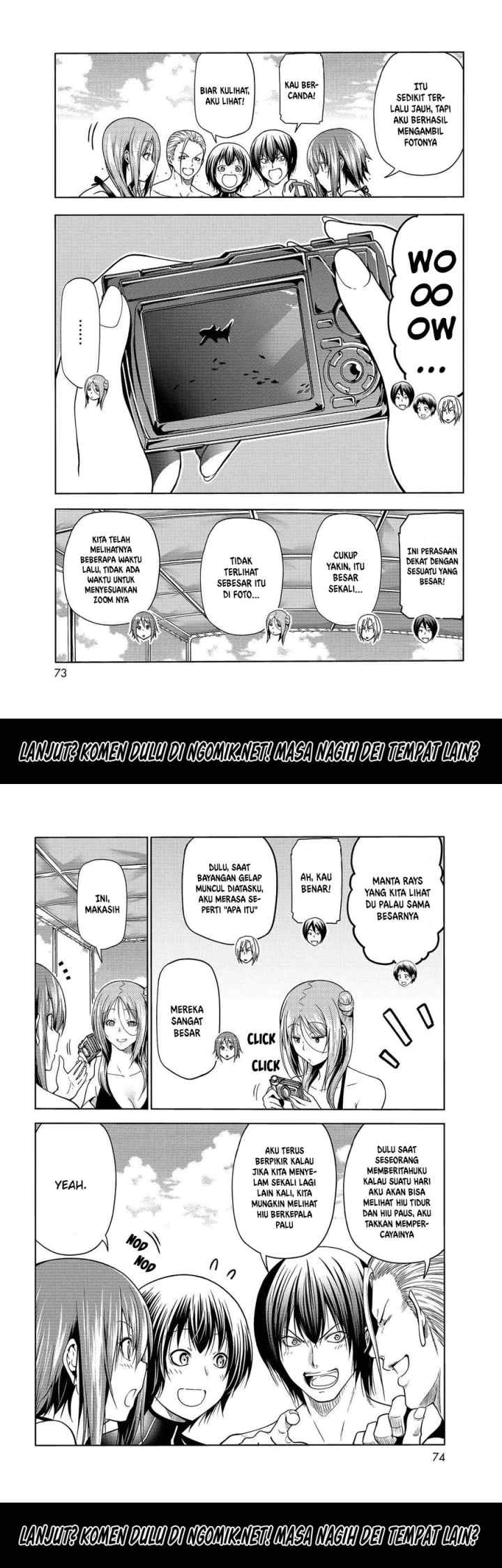 Grand Blue chapter 68.2 halaman 4