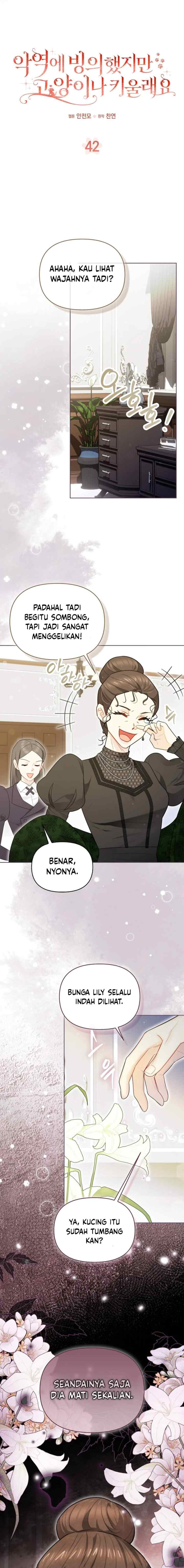 Even Though I Transmigrated as a Villainess, I'd Rather Raise a Cat chapter 42 halaman 8