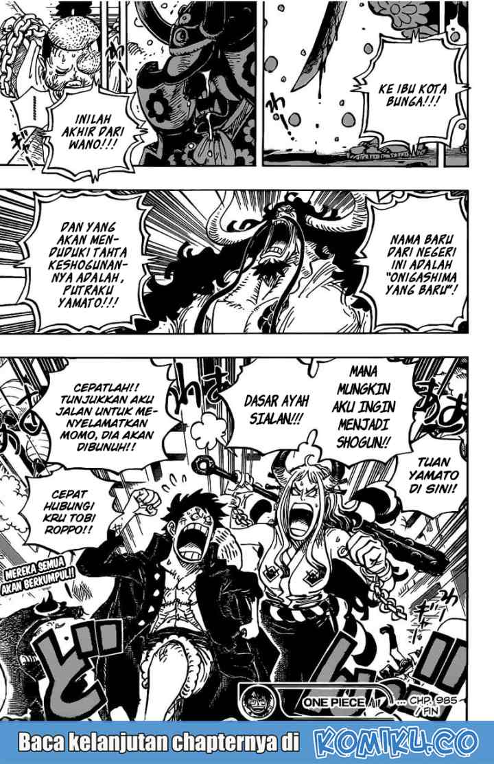 One Piece chapter 985 halaman 16
