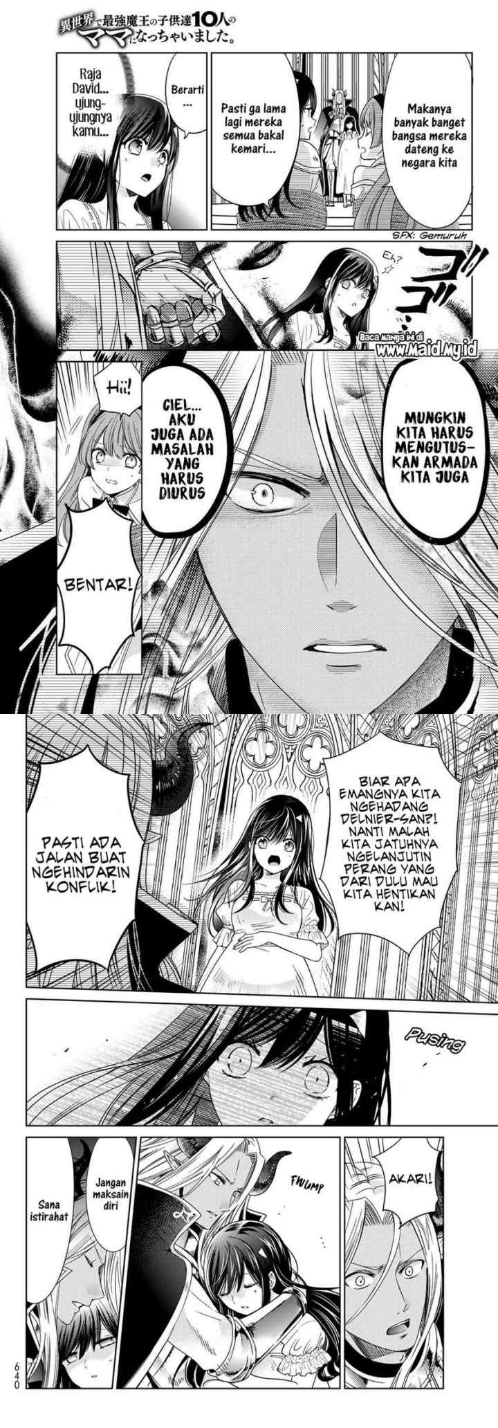 Isekai de Saikyo Mao no Kodomotachi no Mama ni Natchaimashita chapter 27.1 halaman 8