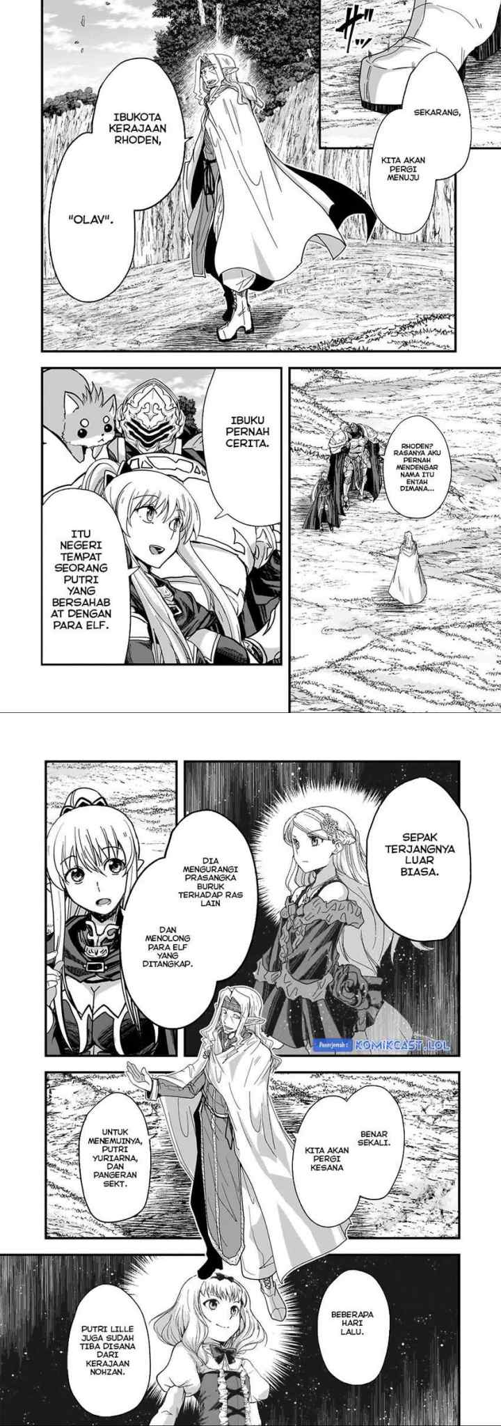 Gaikotsu Kishi-sama, Tadaima Isekai e Odekakechuu chapter 60 halaman 4