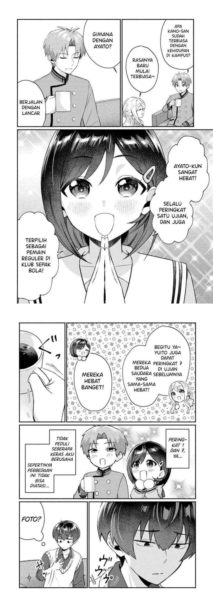 Douyara Ore wa Imadoki Gal na Toshiue Osananajimi kara Gekiomo Kanjou wo Mukerareteiru Rashii chapter 7 halaman 11