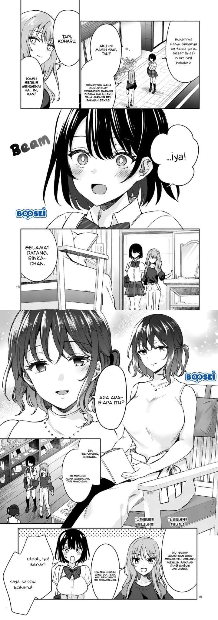Shiotaiou no Sato-san ga Ore ni dake Amai chapter 8 halaman 10