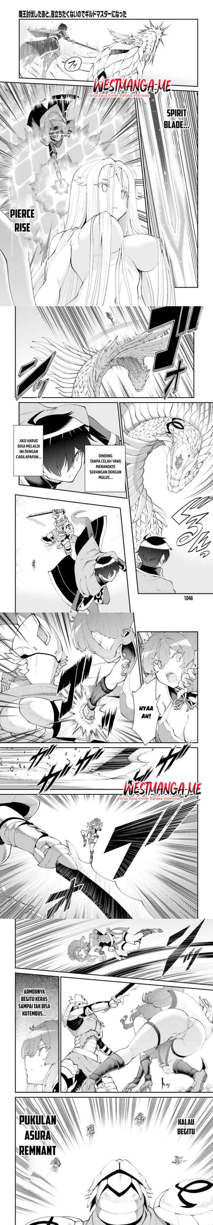 Maou Toubatsu Shita Ato, Medachitakunai node Guild Master ni Natta chapter 55 halaman 4