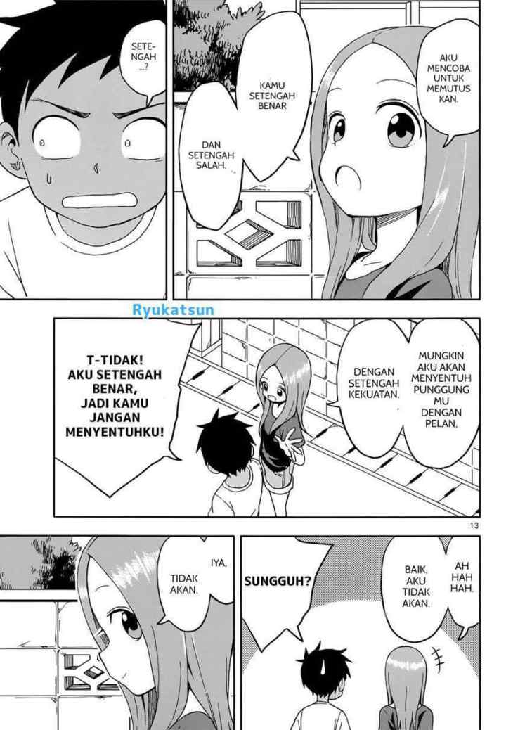 Karakai Jouzu no Takagi-san chapter 92 halaman 14