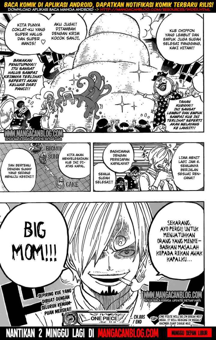 One Piece chapter 885 halaman 17