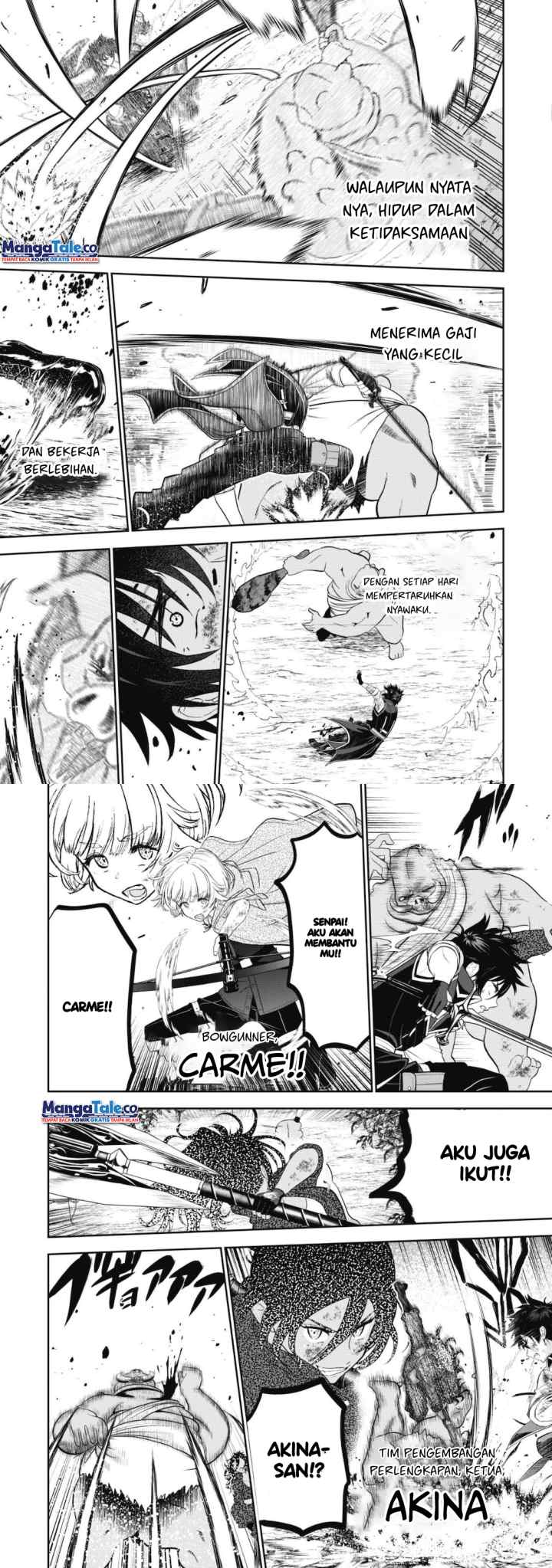 Saikyou Kenshi, Saiteihen Kishidan de Funsenchuu ~Orc wo Chi no Hate Made Oitsumete Zettai ni Shimatsu suru dake no Kantan? Nao Shigotodesu~ chapter 2 halaman 10