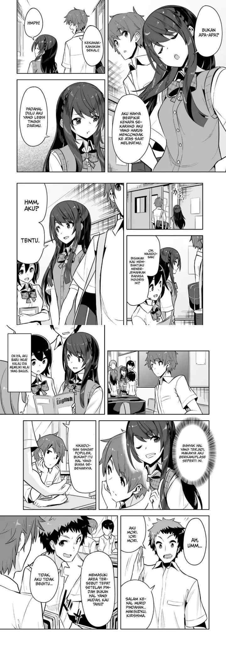 A Neat and Pretty Girl at My New School Is a Childhood Friend Who I Used To Play With Thinking She Was a Boy chapter 2 halaman 10