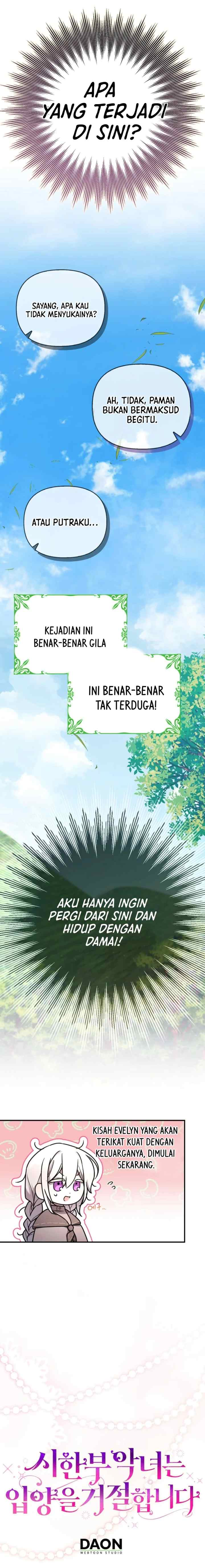 A Terminally Ill Villainess Refuses To Be Adopted chapter 0 halaman 10