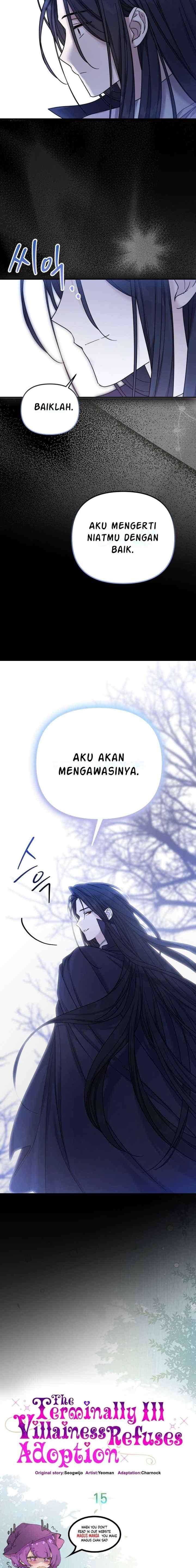 A Terminally Ill Villainess Refuses To Be Adopted chapter 15 halaman 8