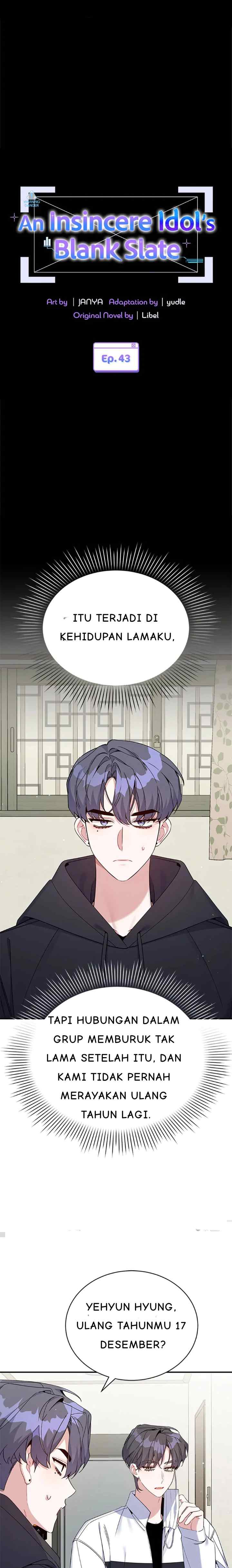 An Insincere Idol's Blank Slate chapter 43 halaman 4