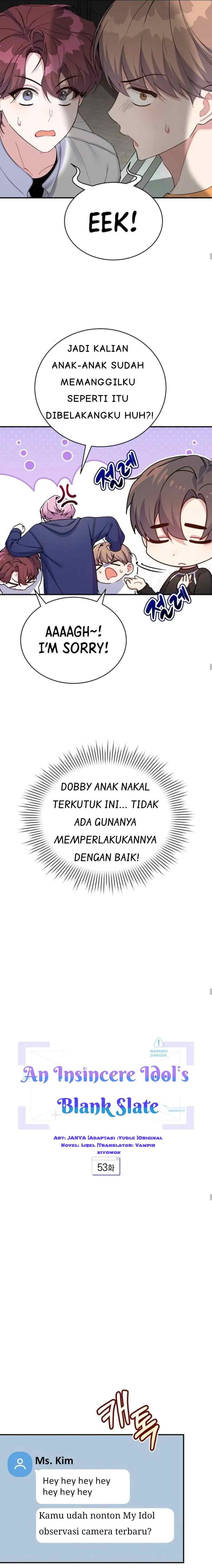 An Insincere Idol's Blank Slate chapter 53 halaman 5
