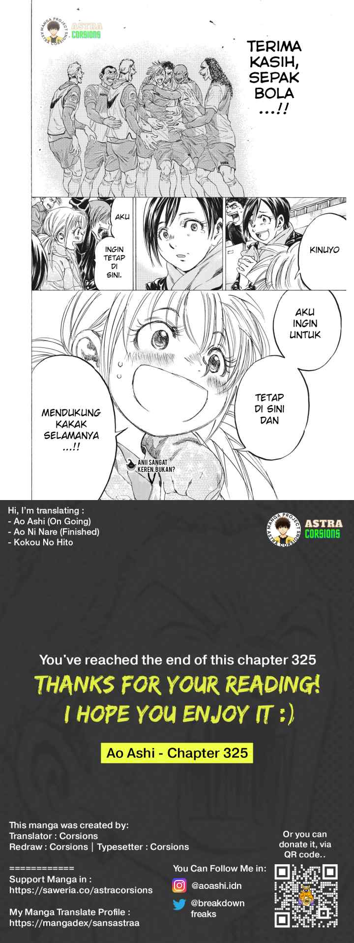 Ao Ashi chapter 325 halaman 11