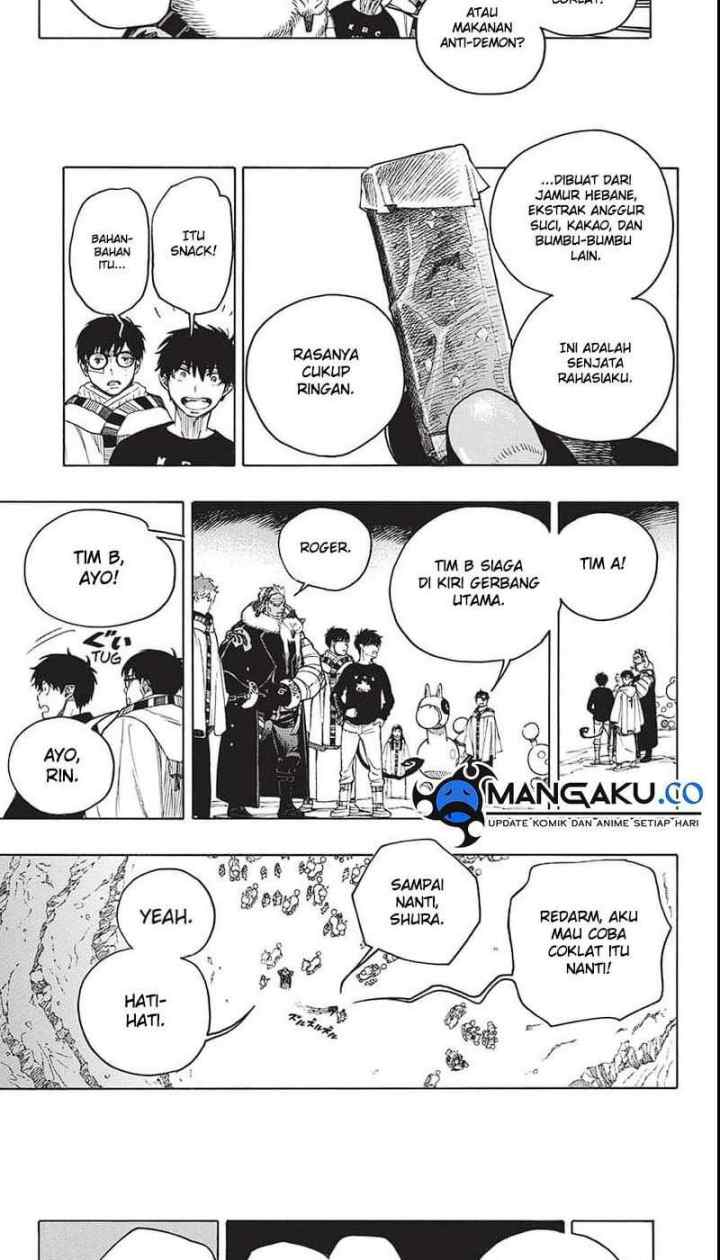 Ao No Exorcist chapter 146.1 halaman 7