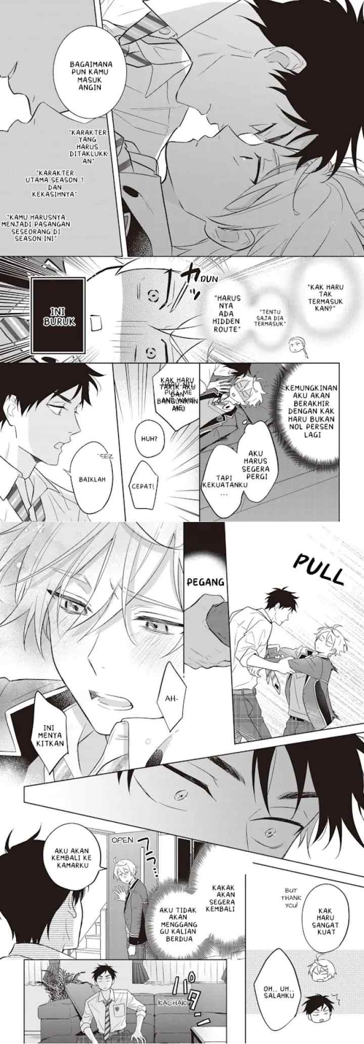 BL Game no Shujinkou no Otouto de aru Koto ni Ki ga Tsukimashita chapter 13 halaman 5