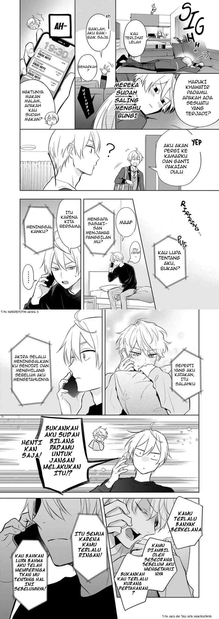 BL Game no Shujinkou no Otouto de aru Koto ni Ki ga Tsukimashita chapter 19.1 halaman 7