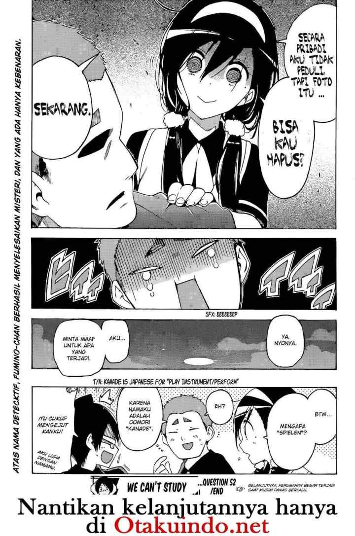 Bokutachi wa Benkyou ga Dekinai chapter 52 halaman 19
