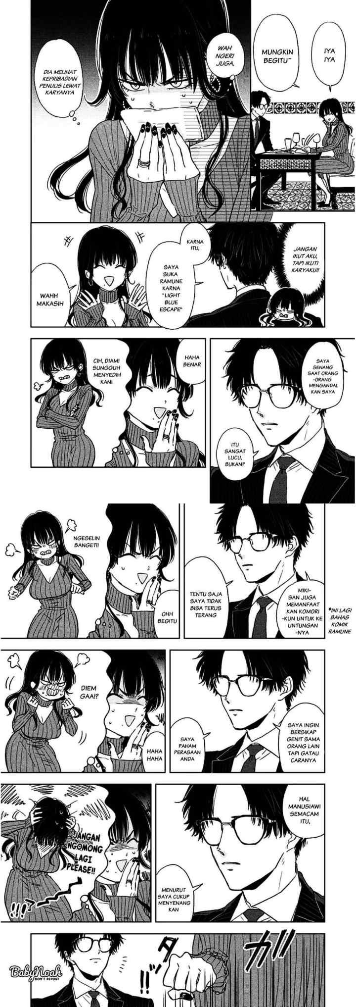 Buaiso na Tantou ga Zenzen Te o Dashite Kurenakute Mukatsuku!! chapter 2 halaman 4