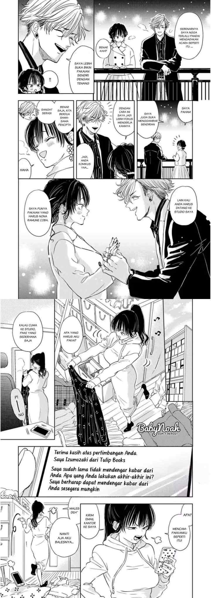 Buaiso na Tantou ga Zenzen Te o Dashite Kurenakute Mukatsuku!! chapter 4 halaman 7