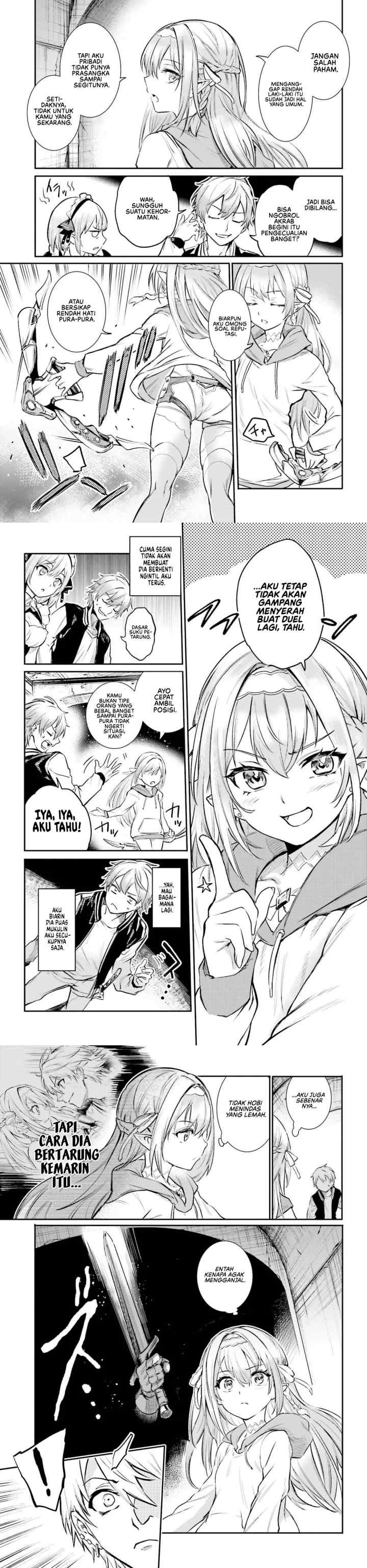 Danshi Kinsei Game Sekai de Ore ga Yarubeki Yuiitsu no Koto - Yuri no Ma ni Hasamaru Otoko to Shite Tensei shite shimaimashita chapter 2 halaman 4