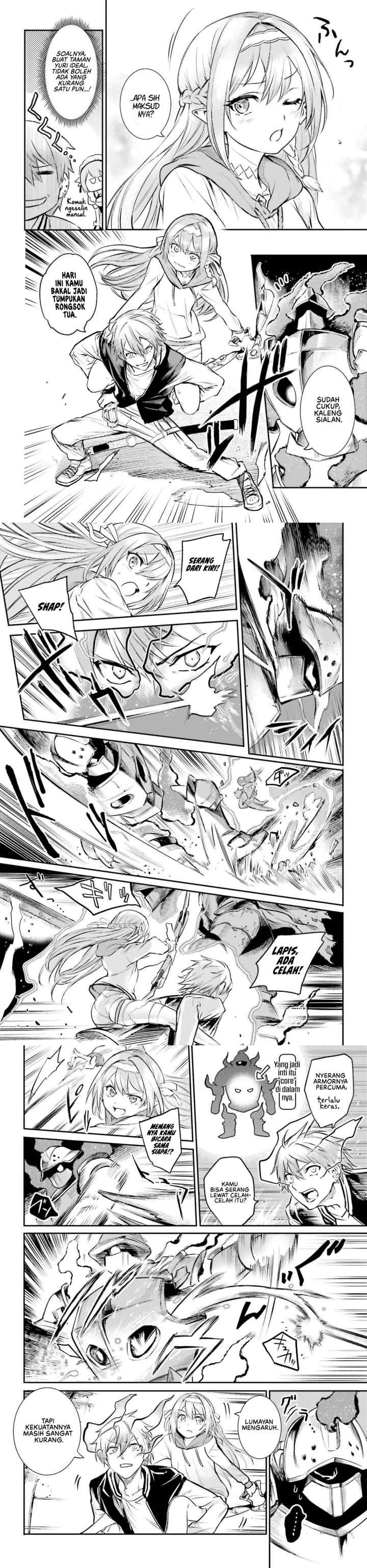 Danshi Kinsei Game Sekai de Ore ga Yarubeki Yuiitsu no Koto - Yuri no Ma ni Hasamaru Otoko to Shite Tensei shite shimaimashita chapter 2 halaman 9