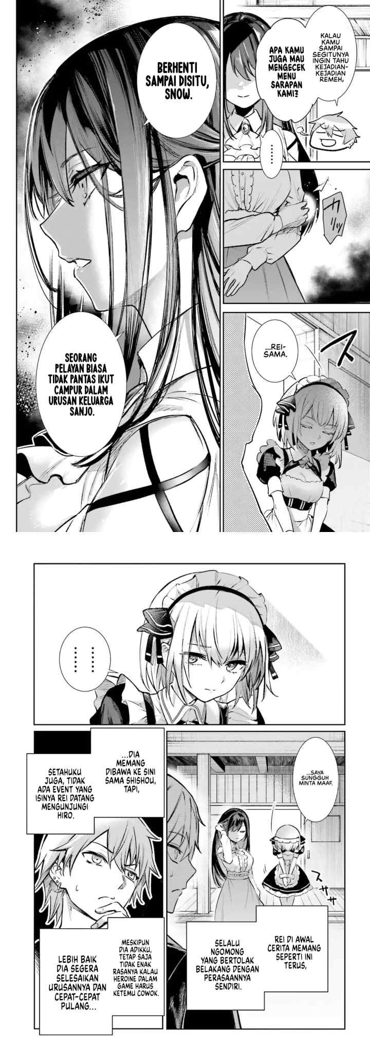 Danshi Kinsei Game Sekai de Ore ga Yarubeki Yuiitsu no Koto - Yuri no Ma ni Hasamaru Otoko to Shite Tensei shite shimaimashita chapter 5 halaman 4