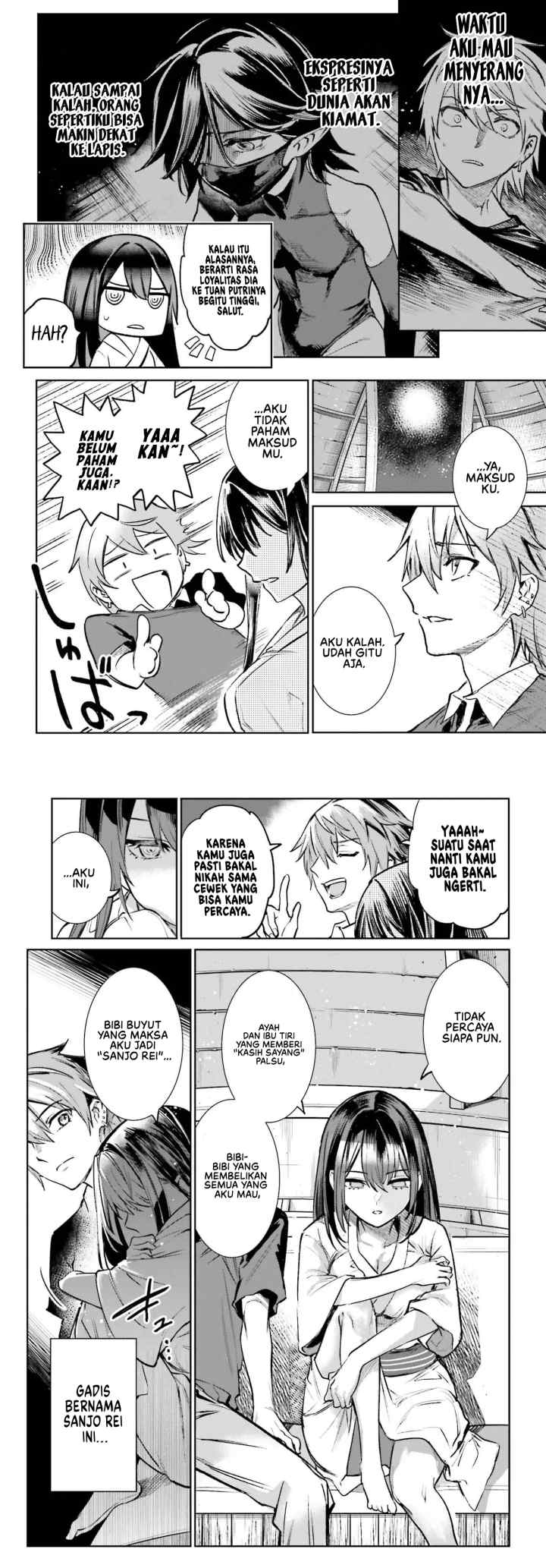 Danshi Kinsei Game Sekai de Ore ga Yarubeki Yuiitsu no Koto - Yuri no Ma ni Hasamaru Otoko to Shite Tensei shite shimaimashita chapter 6 halaman 15