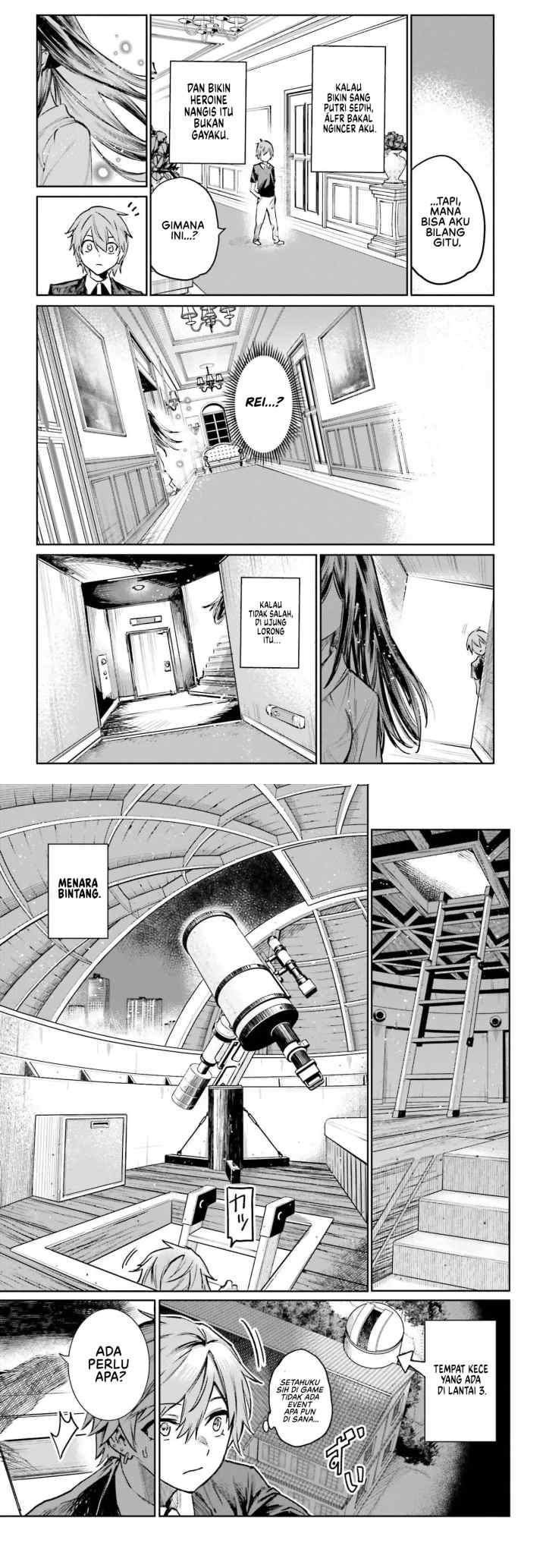 Danshi Kinsei Game Sekai de Ore ga Yarubeki Yuiitsu no Koto - Yuri no Ma ni Hasamaru Otoko to Shite Tensei shite shimaimashita chapter 6 halaman 13