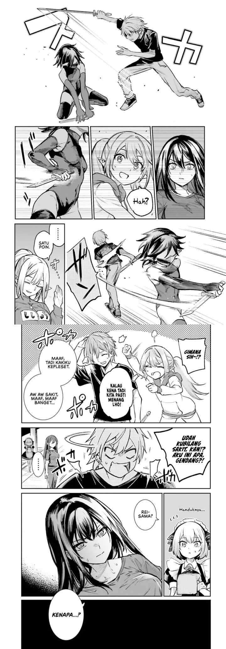 Danshi Kinsei Game Sekai de Ore ga Yarubeki Yuiitsu no Koto - Yuri no Ma ni Hasamaru Otoko to Shite Tensei shite shimaimashita chapter 6 halaman 8