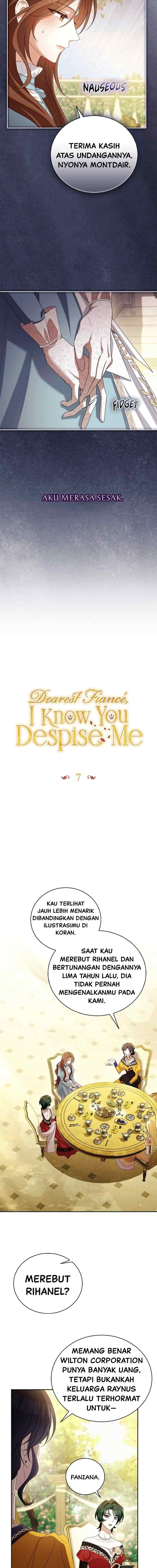 Dearest Fiancé, I Know You Despise Men chapter 7 halaman 7