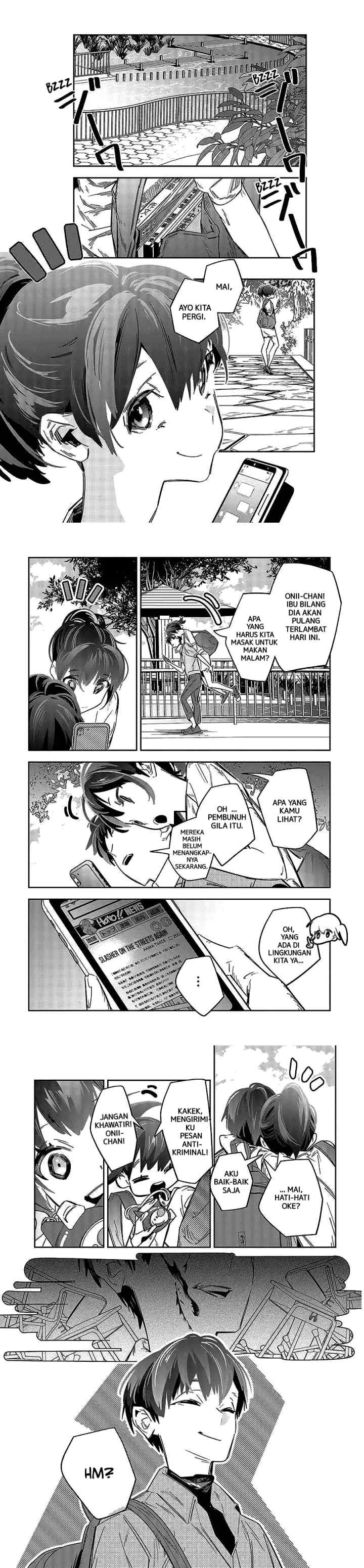 Death Game Manga no Kuromaku Satsujinki no Imouto ni Tensei shite Shippai shita chapter 1 halaman 5