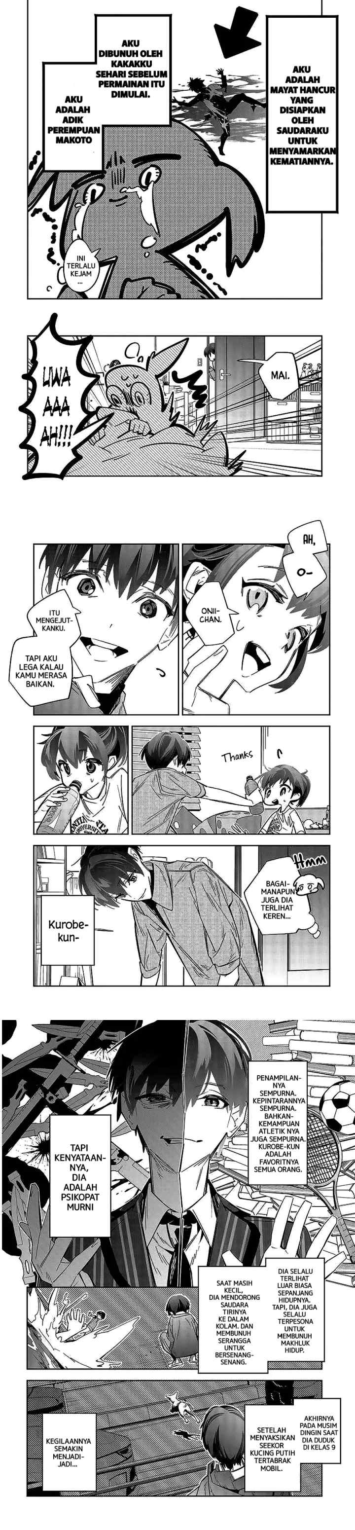 Death Game Manga no Kuromaku Satsujinki no Imouto ni Tensei shite Shippai shita chapter 1 halaman 10