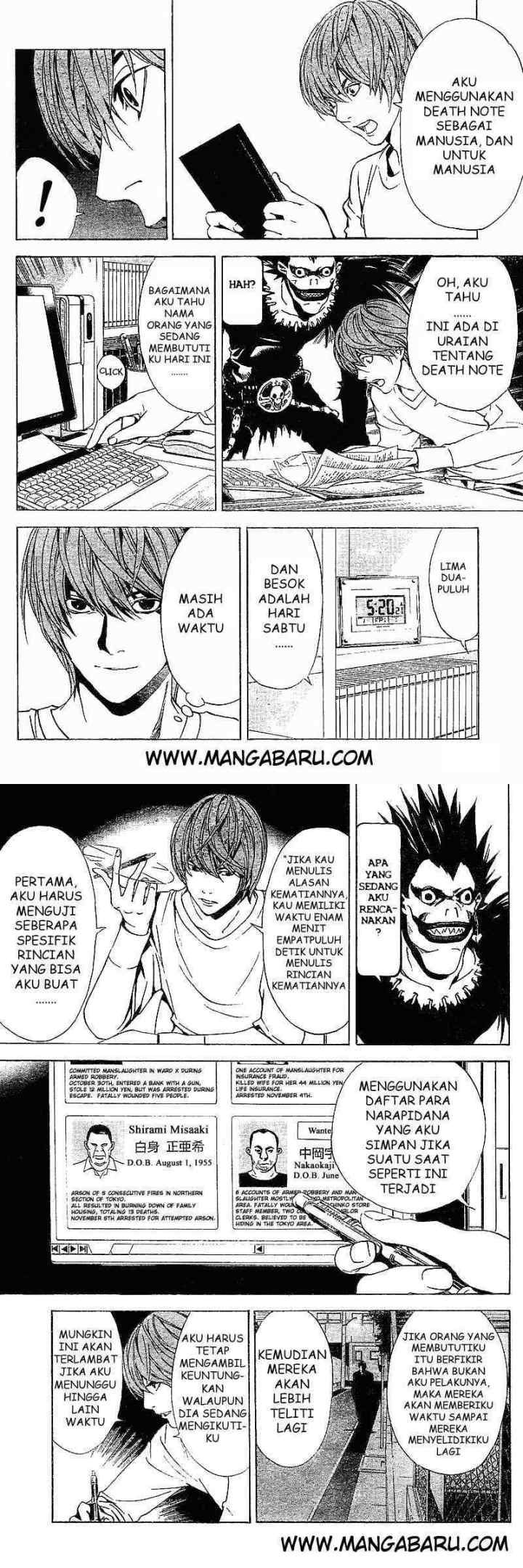 Death Note chapter 6 halaman 5