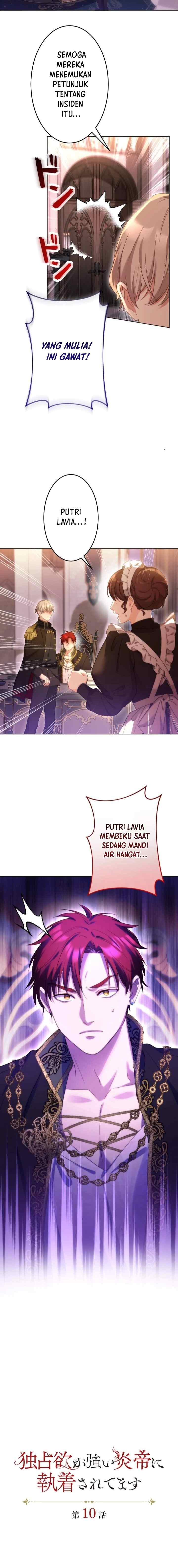 Dokusen Yoku ga Tsuyoi Honou Tei ni Shuuchaku Saretemasu chapter 10 halaman 4
