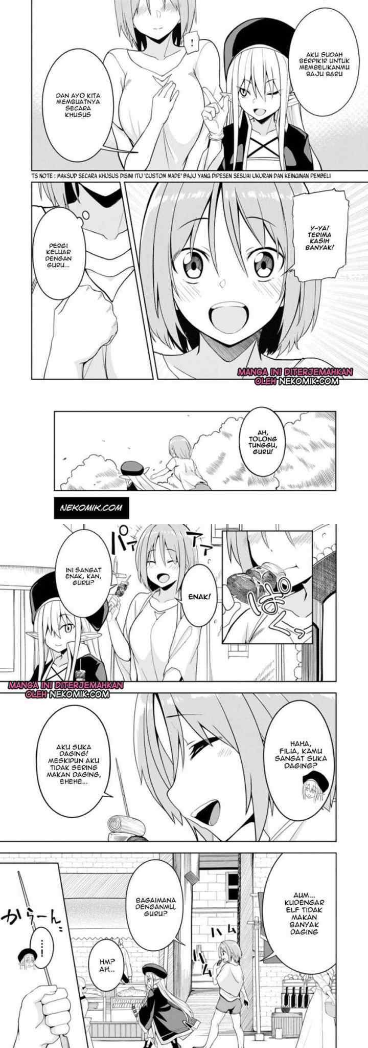 Eroi Koto Suru Tame ni Kyonyuu Bishoujo Dorei o Katta Hazu ga, Oshishou-sama to Shitawa Rete Omotta Toori ni Ikanaku Naru Hanashi chapter 2 halaman 4