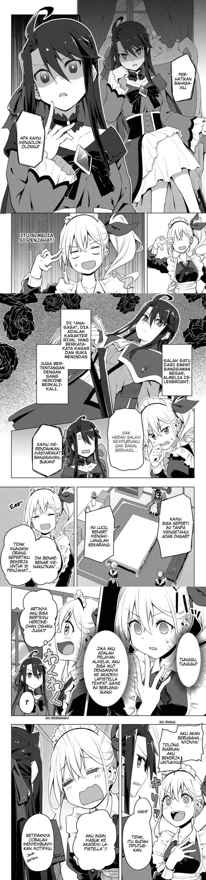Gyaru Maid to Akuyaku Reijou ~Ojou-sama no Happy End shika Katan!~ chapter 1 halaman 4