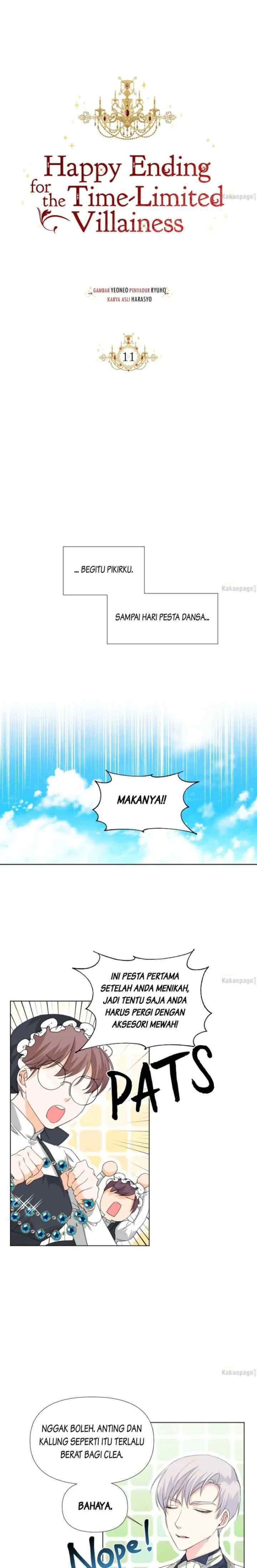 Happy Ending for the Time-Limited Villainess chapter 11 halaman 6