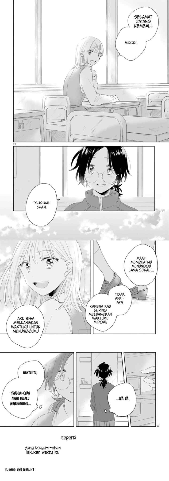 Haru to Midori chapter 3 halaman 13