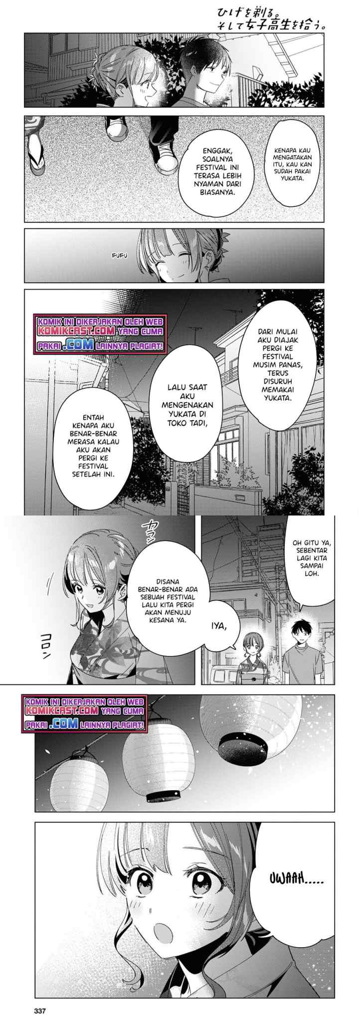 Hige Wo Soru. Soshite Joshikosei Wo Hirou chapter 34 halaman 12