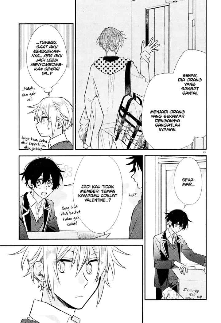 Hirano to Kagiura chapter 13 halaman 15