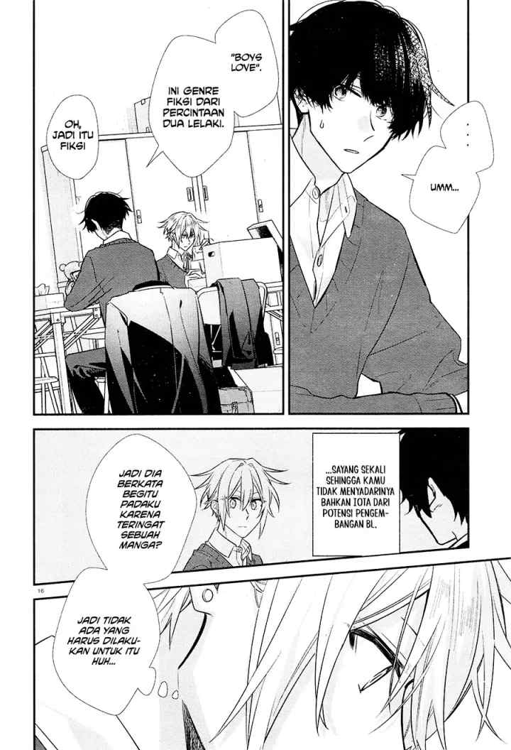 Hirano to Kagiura chapter 13 halaman 18