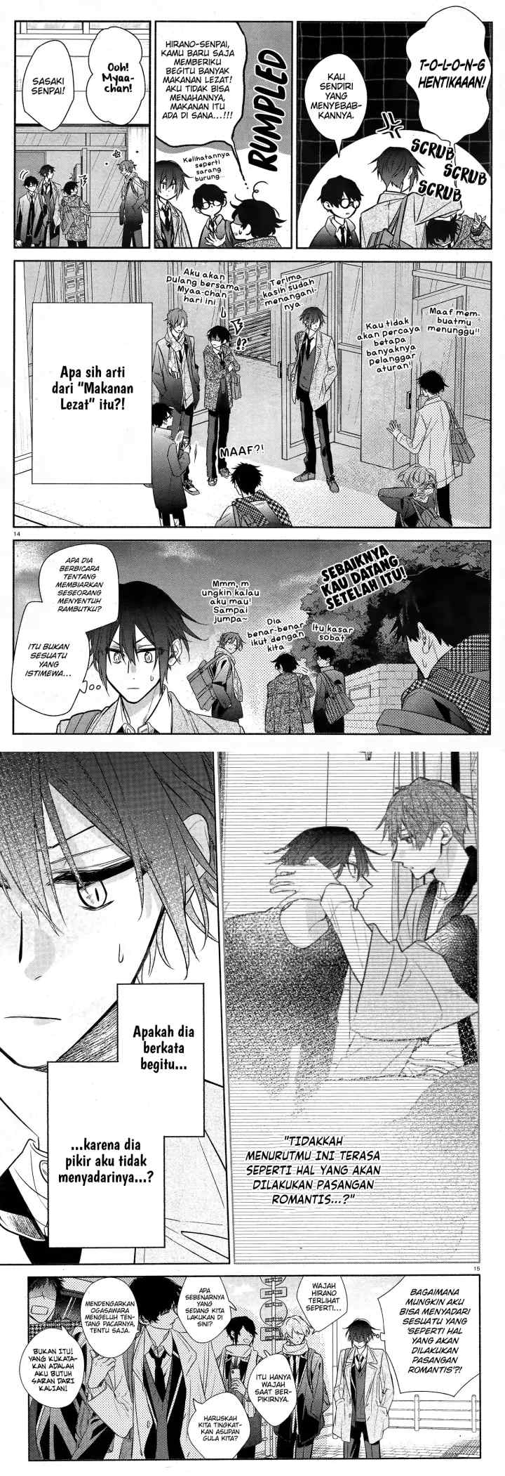 Hirano to Kagiura chapter 25 halaman 9