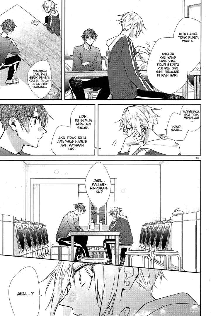 Hirano to Kagiura chapter 27 halaman 15