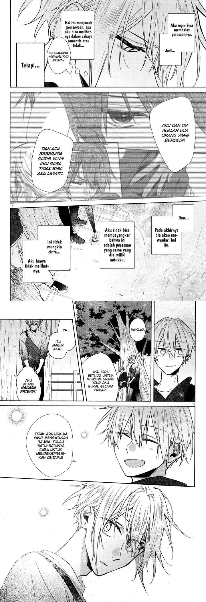 Hirano to Kagiura chapter 29 halaman 8