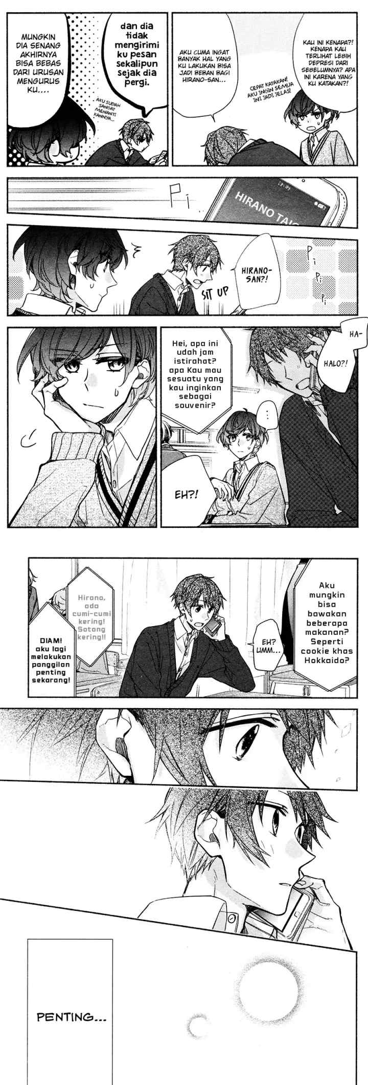 Hirano to Kagiura chapter 3 halaman 14
