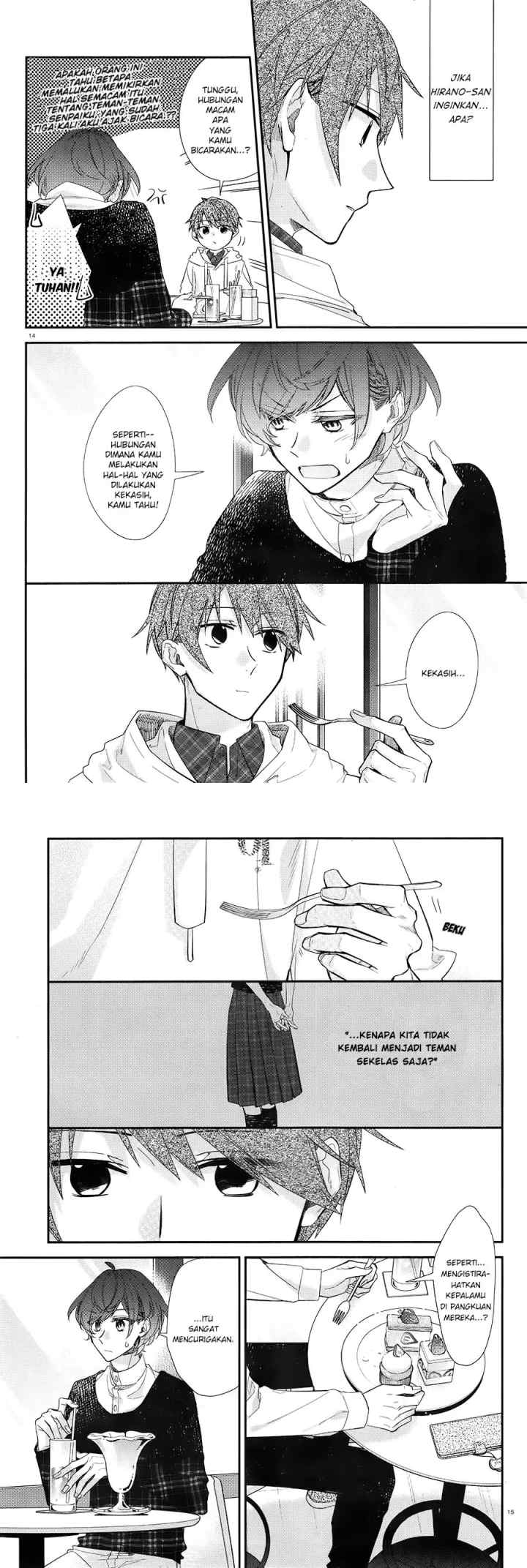 Hirano to Kagiura chapter 6 halaman 8