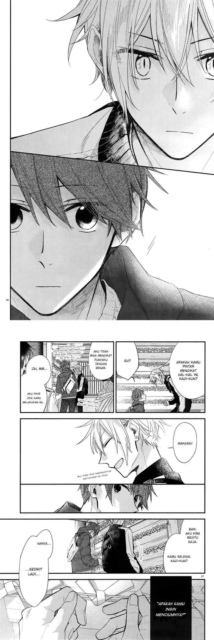 Hirano to Kagiura chapter 6 halaman 14